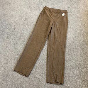 * St. John Slim Legs Pants in Brown Soft Fabric Size 2    - 1E1557